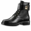 LOUIS VUITTON (WMNS) LV Wonderland Small Cowhide Martin Boots Black Marten Boots 1A1IXU -KENZO Sales 1A1IXU