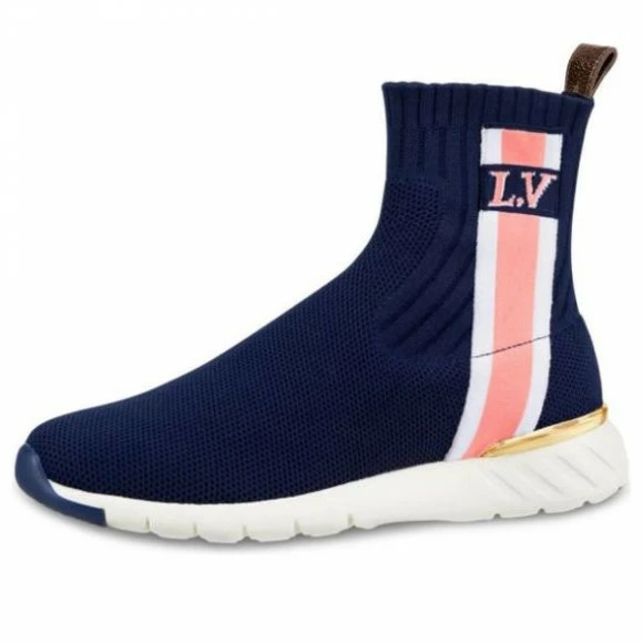 LOUIS VUITTON (WMNS) Aftergame High-Top Sneakers Pink/Black/White/Pink Athletic Shoes 1A4GL2 3 LOUIS VUITTON (WMNS) Aftergame High-Top Sneakers Pink/Black/White/Pink Athletic Shoes 1A4GL2