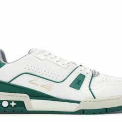 Louis Vuitton LV Trainer Sneaker Low White Green