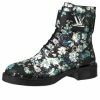 Louis Vuitton LV Wonderland Printing Small Cowhide Flat Blue Black/Blue Marten Boots 1A5LX7 -KENZO Sales 1A5LX7