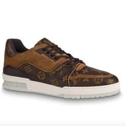 Louis Vuitton Trainer Suede Monogram