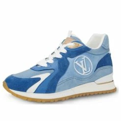 LOUIS VUITTON (WMNS) LV Run Away Sneakers Blue Athletic Shoes 1A643P
