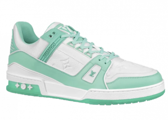 Louis Vuitton LV Trainer Green White 3 Louis Vuitton LV Trainer Green White