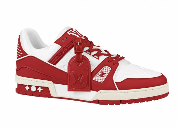 Louis Vuitton Trainer Red White 3 Louis Vuitton Trainer Red White