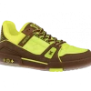 Louis Vuitton Trainer Yellow Brown -KENZO Sales 1A8Z6E