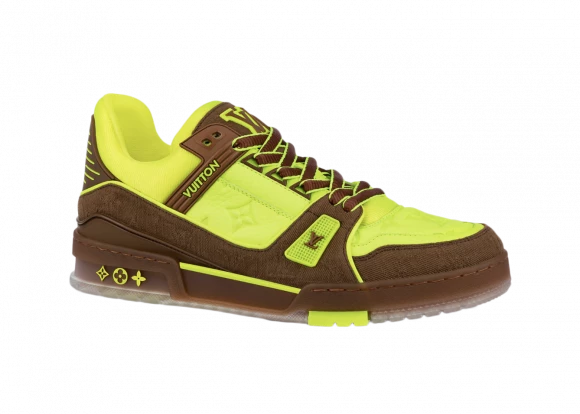 Louis Vuitton Trainer Yellow Brown 3 Louis Vuitton Trainer Yellow Brown