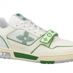 Louis Vuitton Trainer Green Mesh