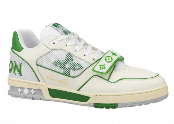 Louis Vuitton Trainer Green Mesh 3 Louis Vuitton Trainer Green Mesh
