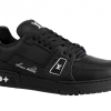 Louis Vuitton LV Trainer Black Wool