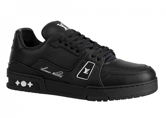 Louis Vuitton LV Trainer Black Wool 3 Louis Vuitton LV Trainer Black Wool