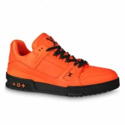 Louis Vuitton LV Trainer Orange Black