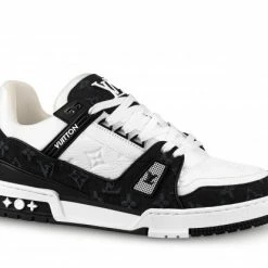 Louis Vuitton LV Trainer White Black White