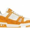 Louis Vuitton Trainer Yellow Monogram Denim White -KENZO Sales 1A9JHF