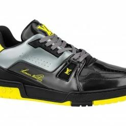Louis Vuitton Trainer Black Yellow