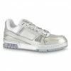 Louis Vuitton Trainer Silver White 2 Louis Vuitton Trainer Silver White -KENZO Sales 1A9TR8