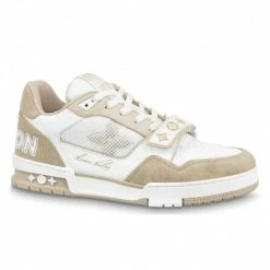 Louis Vuitton Trainer Beige White