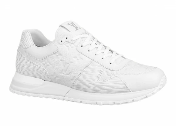 Louis Vuitton Run Away Sneaker Monogram Embossed Leather White 3 Louis Vuitton Run Away Sneaker Monogram Embossed Leather White