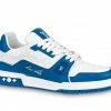 Louis Vuitton Trainer #54 Signature Blue White -KENZO Sales 1AANEX
