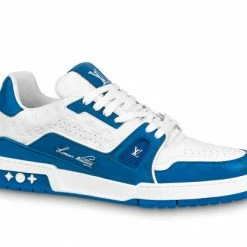 Louis Vuitton Trainer #54 Signature Blue White