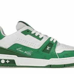 Louis Vuitton Trainer #54 Signature Green White