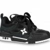Louis Vuitton LV Skate Sneaker Black Black White 1 Louis Vuitton LV Skate Sneaker Black Black White -KENZO Sales 1AARR1