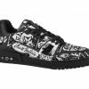 Louis Vuitton LV Trainer Comic Motifs Black White (SS23) 2 Louis Vuitton LV Trainer Comic Motifs Black White (SS23) -KENZO Sales 1AB9WZ