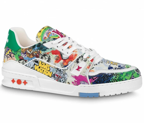 Louis Vuitton LV Trainer Comic Motifs Multi (SS23) 3 Louis Vuitton LV Trainer Comic Motifs Multi (SS23)