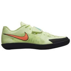 Nike Zoom Rival SD 2 - Men's Throwing Shoes - Barely Volt / Hyper Orange / Dynamic Turquoise