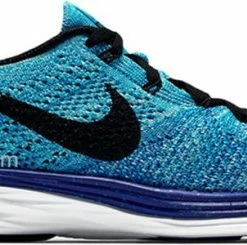 Womens Nike Flyknit Lunar3 Game Royla Turquoise WMNS Marathon Running Shoes/Sneakers 698182-403