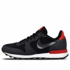 Nike (WMNS) Internationalist TP Black/Black-Chllng Red-White Athletic Shoes 749556-002