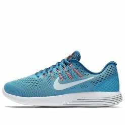 Nike (WMNS) Lunarglide 8 Chlorine Blue/Glacier Blue/White Marathon Running Shoes 843726-405