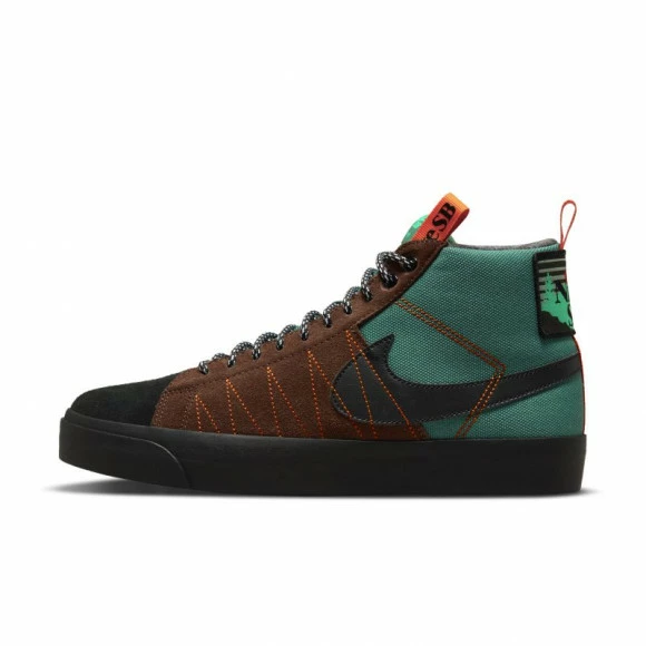 Nike SB Zoom Blazer Mid Premium Skate Shoe - Green 3 Nike SB Zoom Blazer Mid Premium Skate Shoe - Green