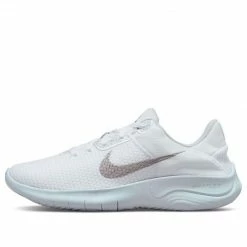 Nike Womens WMNS Flex Experience Run 11 WHITE/SILVER Marathon Running Shoes DD9283-100