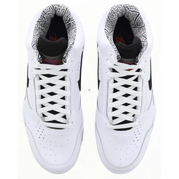 Nike Air Flight Lite Mid Men's Shoe - White 3 Nike Air Flight Lite Mid Men's Shoe - White