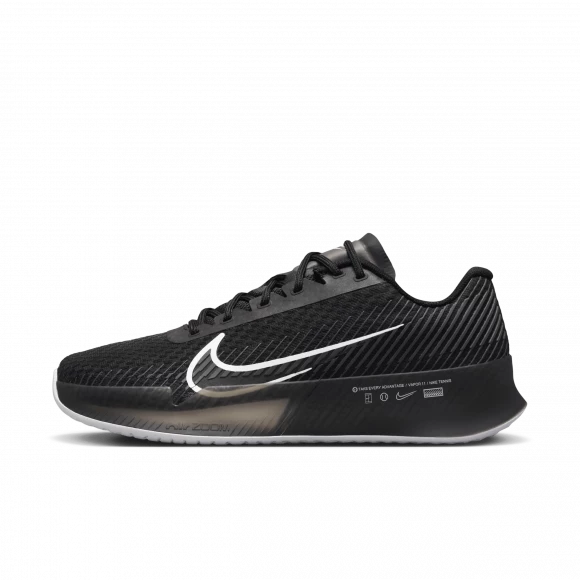 NikeCourt Air Zoom Vapor 11 Women's Hard Court Tennis Shoes - Black 3 NikeCourt Air Zoom Vapor 11 Women's Hard Court Tennis Shoes - Black