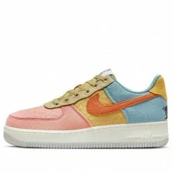 Nike Womens Air Force 1 Low Next Nature Sun Club Shoes (Recyclable Materials/Leisure/Low Tops/Women's/Skate) DV3808-700