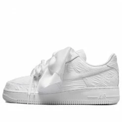 Nike Womens Air Force 1'07 LX Triple White Skate Shoes DV4244-111