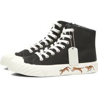 Kenzo Women's School Tiger High Top Sneakers In Black