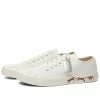 Kenzo School Low Top Sneaker Off White -KENZO Sales FC65SN010F5002