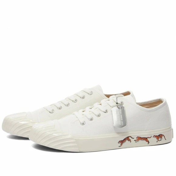 Kenzo School Low Top Sneaker Off White 3 Kenzo School Low Top Sneaker Off White