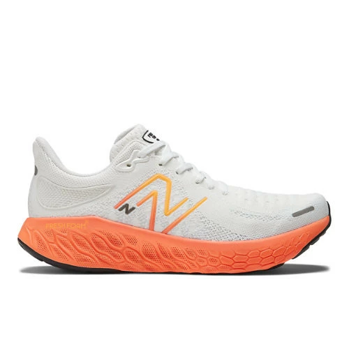 New Balance Men's Fresh Foam X 1080v12 In White/Orange Synthetic 3 New Balance Men's Fresh Foam X 1080v12 In White/Orange Synthetic