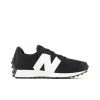New Balance Kids' 327 Bungee Lace In Black/White Synthetic -KENZO Sales PH327CBW