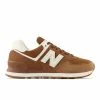 New Balance Women's 574 In Brown/Beige/White Suede/Mesh -KENZO Sales WL574NA
