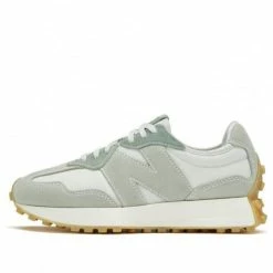 New Balance (WMNS) 327 Light Green/Gray Marathon Running Shoes WS327ZAU