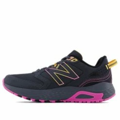 New Balance (WMNS) 410 Series Cozy Wear-resistant Black/Purple Marathon Running Shoes WT410CG7